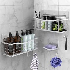 ODesign Shower Caddy 3 PACK Bathroom Shower Organization, Shower Caddies, Shower Organization, Stainless Steel Bathroom, Corner Shower, Shower Shelves, Basket Shelves