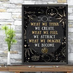 Wicca Pagan Poster-MoonChildWorld Pagan Wall Art, Witchy Meditation Room, Witchy Astethic Room, Witchy Classroom Decor, Witchy Office Decor, Witchy Decor Bedroom, Witch Aesthetic Living Room, Dark Witch Aesthetic Bedroom, Gothic Classroom