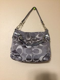 Coach handbag gray medium size. Condition is "Pre-owned". In great condition. This bag is almost new I can list as new no body will notice that. Used only for few hours twice. Inside bag is super clean.Shipped with USPS Priority Mail. Formal Gray Crossbody Shoulder Bag, Gray Formal Crossbody Bag, Formal Gray Crossbody Bag, Gray Satchel Shoulder Bag For Formal Occasions, Formal Gray Satchel Shoulder Bag, Gray Formal Satchel Bag, Gray Formal Shoulder Bag, Formal Gray Shoulder Bag, Coach Gray Tote Shoulder Bag