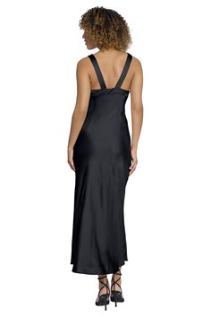 Slip into elegance with our Ailsa dress, featuring a stylish asymmetrical cowl neck and v-back straps. This lightweight charmeuse dress is ideal for a semi-formal wedding guest ensemble. Elegant V-neck Slip Dress For Formal Occasions, Sleek V-neck Slip Dress For Formal Occasions, Sleek Silk V-neck Dress For Formal Occasions, Evening Satin Slip Dress With Cowl Back, Elegant V-neck Slip Dress With Back Opening, Sleek Wedding Dress With Cowl Back, Elegant Satin Slip Dress With Cowl Back, Party Slip Dress With Satin Finish And Cowl Back, Elegant Formal Evening Dress With Cowl Back