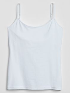 Fitted Shelf Cami | Gap Factory Casual Camisole With Built-in Bra And Wide Straps, Basic Camisole With Built-in Bra, Basic Tank Top With Spaghetti Straps And Built-in Bra, White Scoop Neck Tank Top With Built-in Bra, White Tops With Built-in Bra And Wide Straps, Basic Fitted Camisole With Adjustable Straps, White Cami Tank Top With Built-in Bra, White Camisole With Wide Adjustable Straps, White Tank Top With Adjustable Spaghetti Straps