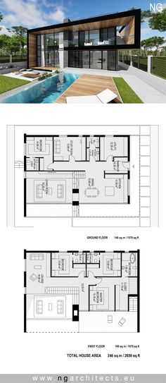 two story house plans with an open floor plan