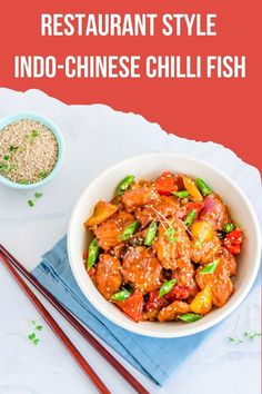 The Indo-Chinese chilli fish is a restaurant classic in any Chinese restaurant in India. The saucy stir fried tender fish cubes with crunchy veggies is a taste bud satisfying combination and can be served as a quick party snack or as a meal on top of white rice! Quick Party Snacks, Chilli Fish, Restaurant Classic, Homemade Chilli, Crunchy Veggies, Fish Restaurant