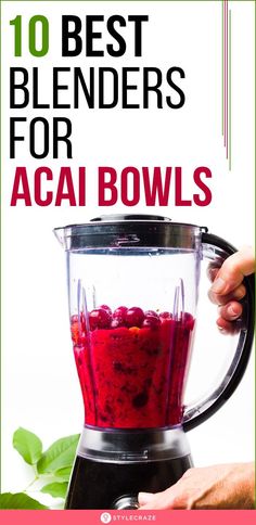 the best blenders for acai bowls