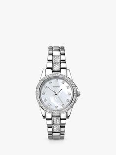 Sparkly Silver Watch, Womens Diamond Watch, Ladies Silver Watch, Womens Silver Watches, Women’s Watches Silver, Women Watches Classy Elegant Silver, Swarovski Watch Women, Sekonda Watch Woman, Watch Silver Women