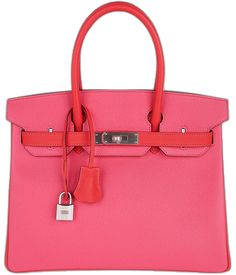 High-end Pink Handheld Bag, High-end Pink Satchel With Detachable Handle, High-end Pink Satchel, High-end Pink Formal Bags, High-end Pink Top Handle Satchel, High-end Pink Shoulder Bag For Travel, Pink Shoulder Bag With Palladium Hardware And Double Handle, Pink Double Handle Shoulder Bag With Palladium Hardware, Pink Luxury Bags With Gold-tone Hardware