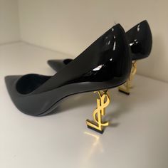 Brand New Shoes For Sale Saint Laurent Shoes Aesthetic, Saint Laurent Heels, Saint Laurent Pumps, Black Ysl Shoes, Saint Laurent Black Heels, Saint Laurent Shoes, New Shoes, Shoes Women Heels, Shoes Heels