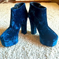 Brand New Zanotti Shoes, Giuseppe Zanotti Shoes, Giuseppe Zanotti, Bootie Boots, Ankle Boots, Color Blue, Women Shoes, Brand New, Boots