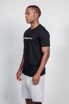 Classic Tee - Aramaj Athleisure T-shirt With Letter Print, Sporty Screen Print T-shirt For Everyday, Sporty Everyday T-shirt With Screen Print, Athleisure Graphic Print T-shirt For Everyday, Everyday Athleisure Graphic T-shirt, Basic Moisture-wicking T-shirt For Everyday, Streetwear Moisture-wicking Crew Neck T-shirt, Workout Short Sleeve T-shirt With Text Print, Workout T-shirt With Text Print