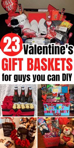 valentine's day gift baskets for guys you can diy