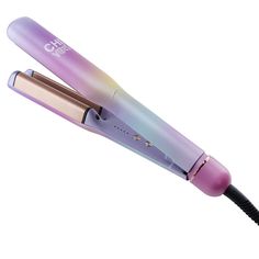 "CHI VIBES “Wave On” Multifunctional Waver Waving and Curling Iron features unique multidimensional curved plates that create both crimp-style waves and loose beachy curls in one tool. CHI VIBES “Wave On” Multifunctional Waver Waving and Curling Iron features unique multidimensional curved plates that create both crimp-style waves and loose beachy curls in one tool. By simply changing styling techniques, hair easily glides across a smooth surface for curling while the deep curved plates allow th Beachy Curls, Chi Hair Products, Hair Waver, Edges Hair, Hair Care Products Professional, Waves Curls, Hair Iron, Gold Ceramic, Hot Tools