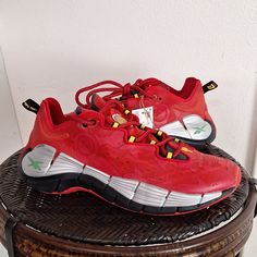 New With Tags. However, Right Shoe Does Have A Light Scuff On Right Back Heel Of Shoe, Not Too Bad Yet Noticable. Over All Great Condition Besides The Small Flaw. See Photos. Lot000202 Sporty Red Running Shoes For Gym, Casual Red Running Shoes For Gym, Red Gym Sneakers With Boost Midsole, Red Gym Sneakers With Branded Insole, Sporty Red Sneakers For Gym, Red Low-top Sneakers For Gym, Red Low-top Gym Sneakers, Red Casual Sneakers For Gym, Red Lace-up Sneakers For Gym