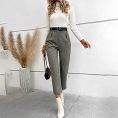 Office Straight Leg Pants For Fall, Fall Office Pants Straight Leg, Fall Office Straight Leg Pants, Elegant Fall Office Wear Ankle-length Dress Pants, Elegant Ankle-length Dress Pants For Office In Fall, Elegant Ankle-length Dress Pants For Office Wear, Trendy Business Casual Pants For Fall, Fall Office Wear Straight Dress Pants, Trendy Bottoms For Office Wear In Fall