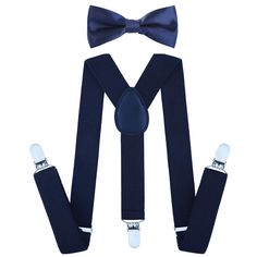 PRICES MAY VARY. [Suspender Size] : The suspender have two size, 25 in ( Fit 5 months - 6 Years ) childs, 30 Inches ( 6 Years to 5 Feet Tall ) childs, Wide :2.5cm/1 inch, If your child is taller than your peers, choose a larger size. [ Bowtie Size] : The 4*2in and 4.3*2.7in bow tie is made of poly satin material and is bright and beautiful. It is an excellent matching choice for suspender. [Classic Matching]: Fashion Bow Tie and Suspenders Set for kids, toddlers and babies. Solve your collocatio Kids Suspenders, Tie And Suspenders, Suspenders For Kids, Bowtie And Suspenders, Suspenders Set, Boys Bow Ties, Bow Tie Set, Bright And Beautiful, Satin Material