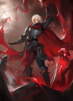 Blood Mage, Persona Anime, Vampire Art, 다크 판타지, The Portal, Fantasy Warrior, Dnd Characters, Light Novel