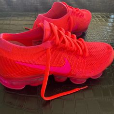 Sought After Color- Sold Out! Resale Prices Are Tripled On Most Platforms For New And Used. These Are New & Never Worn. Beautiful But I Need Size 8! Nike Volleyball Shoes, Nike Volleyball, Nike Shoes Women Fashion, Nike React Vision, February Nails, Running Sneakers Women, Nike Air Vapormax Flyknit, Vapormax Flyknit, White Running Shoes