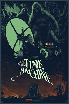 the time machine movie poster with two people