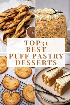 The best 31 Puff Pastry desserts Puff Pastry From Scratch, French Puff Pastry, French Recipes Authentic, Sweet Puff Pastry, Rough Puff, Rough Puff Pastry