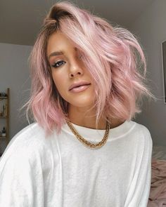 Pink Short Hair, Pink Blonde Hair, Hair Wax, Penteado Cabelo Curto, Hair Inspiration Color