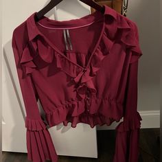 Nwot Anthropologie Blouse Size Medium. A Beautiful Blouse I Bought That Never Made It Out Of The House . Perfect Condition! Beautiful Blouses, Dressed Down, Made It, Pink Purple, The House, Anthropologie, Top Blouse, Blouses, Womens Tops