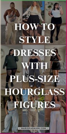 Dress a plus-size hourglass figure with these easy style tips. Embrace your curves with flattering and fashionable choices. Save this pin for confident and stylish outfit ideas!	Plus size hourglass fashion | Dress plus size hourglass | Fashion for plus size hourglass | Styling tips for hourglass | Plus size fashion guide | Hourglass figure fashion | Plus size clothing tips | Flattering outfits for hourglass | Hourglass body style | Plus size fashion advice | How to dress hourglass figure | Plus size styling | Hourglass figure clothing | Curvy fashion tips | Plus size outfit ideas Plus Size Styling, Coordinates Outfits, Curvy Body Types, Hourglass Fashion, Back To School Fashion, Dress Sleeve Styles, Easy Style