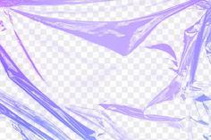 purple and white fabric on a transparent background