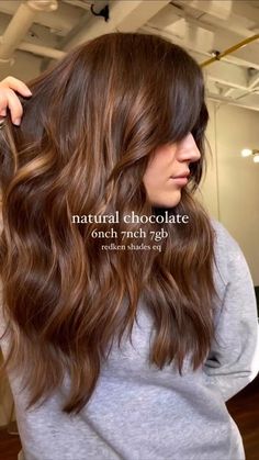 Lived In Brunette, Redken Hair Color, Redken Hair Products, Brown Hair Looks, Brown Hair Inspo, Color Formulas, Hair Color Formulas, Brunette Hair With Highlights