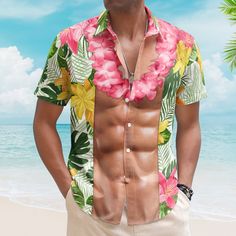 Introducing our "Funny 6-pack abs Personalized Hawaiian Shirt" – a delightful fusion of tropical vibes and personalized humor. Customize this shirt with your funny abs and let the good times roll with "Aloha Funny Abs With Tropical Flowers." This shirt is not just a fashion statement; it's a humorous masterpiece that turns heads and sparks smiles.The custom 6-pack abs design adds a playful twist, making it a perfect funny gift for men who appreciate a good laugh. Whether you're headed to the beach, attending a summer gathering, or enjoying a casual hangout, this Hawaiian shirt embodies the essence of fun and comfort.Gift a dose of laughter to someone special or treat yourself to a personalized touch of humor and tropical flair. Funny gift for a husband, a gift for a boyfriend, or a gift fo Funny Hawaiian Shirts, Funny Gifts For Men, 6 Pack Abs, Let The Good Times Roll, Summer Gathering, Leather Passport Cover, Gifts Fo, Dog Silhouette, Cat Silhouette