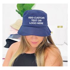 SIGN UP FOR 10% OFF YOUR ORDER -> https://www.belamodaclothing.com/pages/join-us ♥ HOW TO CUSTOMIZE 1. Choose Hat & Text color from drop down option 2. In the notes or personalization section please mention the text you would like. If you would like to print a logo, please message us with the logo file after placing your order ♥ SHIPPING First Class Standard Shipping (2-5 business days delivery) For Faster shipping method choose USPS Priority (1-3 day business days shipping estimate) Foll Custom Bucket Hats, Kids Bucket Hat, Logo Artwork, Custom Trucker Hats, Personalized Hats, Logo Hat, Hat Custom, Promotional Events, Pink Kids