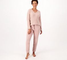 Mix and match your way. This ultra-luxe and supremely soft lounge set is key to cozy coordination. Separate the sweater and it's ready to mingle with jeans. But the bottoms alone beg to stay home. Together, they're one snuggly pair. From Barefoot Dreams. Luxe Lounge, Home Together, Spandex Pants, Rayon Top, Sleepwear & Loungewear, Stay Home, Lounge Set, Knit Pants, Lounge Sets