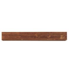 a wooden plank on a white background