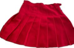 Pleated Skirt, Skirt, Tags, Red, Women Shopping, Color