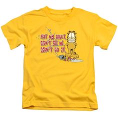 Geeky Clothes, Garfield Cat, Funky Shirts, Garfield And Odie, My Fault, Printed Clothing, 80s Outfit, Colourful Outfits, Dream Clothes