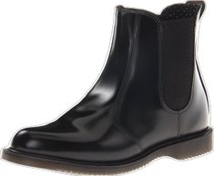 Classic Formal Boots For Spring, Classic Patent Leather Boots For Business, Classic Patent Leather Business Boots, Classic Waterproof Workwear Boots, Classic Waterproof Boots For Formal Occasions, Classic Patent Leather Boots With Round Toe, Classic Patent Leather Boots With Leather Lining, Dr Martens Womens, Ankle Bootie