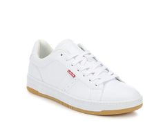 Men's Levis Carson Casual Sneakers | Shoe Carnival White Slip-resistant Synthetic Sneakers, Lace-up Sneakers With Ortholite Insole And White Sole, Gum Sole Sneakers With Round Toe For Sports, Round Toe Sneakers With Gum Sole For Sports, Sporty Skate Shoes With Ortholite Insole, Slip-resistant Low-top Synthetic Sneakers, Low-top Sports Sneakers With Gum Sole, Low-top Sneakers With Gum Sole For Sports, Slip-resistant Sneakers For Jogging With White Sole