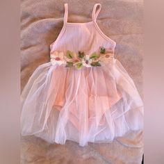 New Beautiful Baby Girl Tutu With Floral Decal Girl Tutu, Floral Decal, Tutus For Girls, Floral, Pink, Color