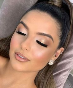 Eye Makeup Images, Pink Eye Makeup, Prom Makeup Looks, Bridesmaid Hair Makeup, Eye Makeup Pictures, Braut Make-up