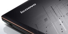 the lenovo laptop is open and ready to be used