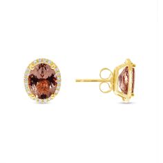 This item is made to order and takes 4-6 Weeks to complete. Materials ﻿Gold, Diamonds Description Up for sale is a beautiful pair of Diamond Halo Oval Morganite Earrings. Total Diamond Weight: 0.15 Carats Total Morganite Weight: 3.29 Carats Color F-G Clarity SI Specifications:-Model #: OVMO1155-Metal Type: Rose, White, or Yellow Gold-Metal Purity: 14K-Weight Total: 1.8 Grams-Diamond Weight: Approx. 0.15 carats-Morganite Weight: Approx. 3.29 Carats-Color: F-G-Clarity: SI Brief Overview: -Free Siz Yellow Gold Oval Halo Earrings, Oval Halo Earrings In Fine Jewelry Style, Oval Gold Halo Earrings, Gold Oval Halo Earrings, Classic Oval Earrings With Gemstone Accents, Yellow Gold Oval Earrings With Prong Setting, Oval Prong Set Fine Jewelry Earrings, Oval Gemstone Accented Earrings For Formal Occasions, Oval Earrings With Gemstone Accents For Formal Occasions