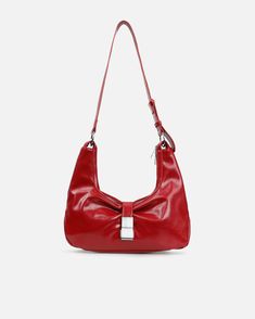 The bag of your it-girl dreams, our Asher Buckle Detail Shoulder Bag is every city girl's go-to. With a timeless shape, extra slouchy structure, and buckle detailing, work this into your everyday look for an effortlessly put-together feel. Get yours in a statement red or classic black for a day-to-night option. Measurements: Height: 13.5 cm. Width: 10.5 cm. Length: 32.5 cm. Women's Heels, Girls Dream, City Girl, Heels Shoes, Womens Heels, It Girl, Everyday Look, Classic Black, Apparel Accessories