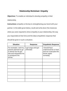 Self Care Worksheets