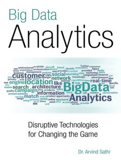 the cover of big data analyses disrupting technologies for changing the game