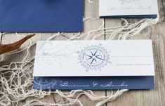 the wedding stationery is laid out and ready to be put into their guests'envelopes