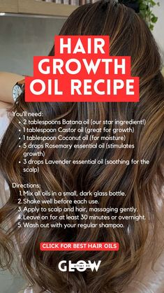 These hair growth oils are total game-changers for your hair! Get the insider scoop on the best oils to transform your strands, from boosting length to adding major shine. Save this pin to revive your hair with nature's best-kept secrets. #hairgrowthoils #hairgoals #healthyhair Quick Hair Growth Remedies, Diy Hair Oil For Hair Growth, Hair Oiling Tips, Diy Hair Growth Oil, Hair Growth Oil Recipe, Diy Hair Growth, Oils For Hair Growth, Diy Hair Oil, Hair Growth Oils