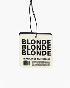 Air Freshener 03 Blonde' - BLONDE / OS #CarMods Cute Air Freshener, Car Air Freshener Aesthetic, Car Necessities, Homesick Candles, Must Have Car Accessories, Car Things, Home Air Fresheners, Closet Drawers