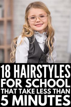 Rise and Shine! 18 Easy 5-Minute School Hairstyles for Kids - Meraki Lane School Hairstyles For Kids, 5 Minute Hairstyles, Girls Hairstyles Easy, Cute Hairstyles For School, Easy Hairstyles For School, Easter Hairstyles For Kids, Shorthair Hairstyles, Going Out Hairstyles