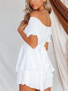 Lace-up Strapless Waist Dress P13040 Flirty White Off Shoulder Dress For Summer, Summer Flowy Strapless Mini Dress, Fitted Strapless Off-shoulder Dress For Vacation, Fitted Off-shoulder Strapless Dress For Vacation, Flirty Off-shoulder Strapless Dress For Vacation, Flowy Strapless Off Shoulder Summer Dress, Flowy Strapless Mini Dress For Day Out, Strapless Flowy Mini Dress For Day Out, Summer Strapless Off Shoulder Flowy Dress