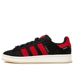 adidas Campus 00s TKO 'Black Power Red' HP6539 Red Athleisure Sneakers For Streetwear, Red Adidas Sneakers For Streetwear, Adidas Red Sneakers With Three Stripes, Red Adidas Sneakers With Three Stripes, Red Sneakers For Streetwear, Adidas Campus 00s, Power Red, Adidas Campus, Red Sneakers