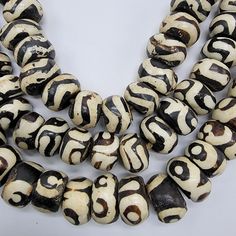 Batik Bone Beads, African Beads - Etsy Recycled Glass Bead, Bones, Bone Beads, African Beads, Metal Beads, Chicago Il, Ghana, Jewelry Stores, Batik