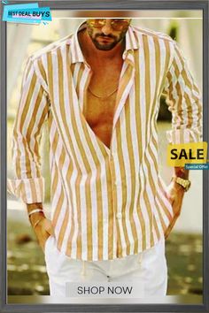 Men's Shirt Button Up Shirt Summer Shirt Casual Shirt Black Yellow Blue Gray Long Sleeve Striped Turndown Outdoor Street Button-down Clothing Apparel Fashion Casual Breathable Comfortable Summer Single Breasted Button-up Shirt, Single Breasted Shirt With Spread Collar For Summer, Summer Single Breasted Shirt With Spread Collar, Casual Single Breasted Summer Shirt, Summer Single-breasted Button-up Shirt, Summer Spread Collar Single-breasted Shirt, Casual Single-breasted Summer Shirt, Casual Single-breasted Shirt For Spring, Spring Shirt With Button Closure And Casual Collar